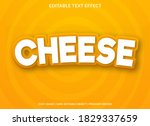 cheese text effect template... | Shutterstock .eps vector #1829337659