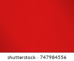 red dot halftone abstract... | Shutterstock .eps vector #747984556