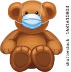  vector  baby bear cartoon in... | Shutterstock .eps vector #1681610803