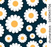 beautiful daisy flowers with... | Shutterstock .eps vector #1659045706