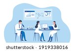 professional scientists ... | Shutterstock .eps vector #1919338016