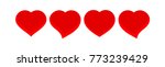 a heart love vector. images of... | Shutterstock .eps vector #773239429