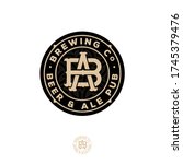 beer and ale logo. beer pub... | Shutterstock .eps vector #1745379476
