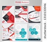 business flyer bundle design... | Shutterstock .eps vector #1310133046