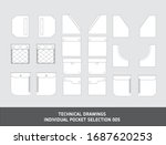 fashion technical drawing... | Shutterstock .eps vector #1687620253