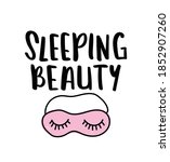Sleeping Beauty Slogan Text And ...