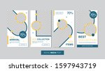 sale mobile template collection ... | Shutterstock .eps vector #1597943719