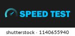 blue speedometer template... | Shutterstock .eps vector #1140655940