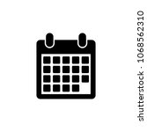 the calendar icon. element of... | Shutterstock . vector #1068562310