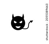 devil  demon icon in good and... | Shutterstock .eps vector #2055389663