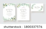 beautiful wedding invitation... | Shutterstock .eps vector #1800337576