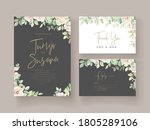beautiful wedding invitation... | Shutterstock .eps vector #1805289106