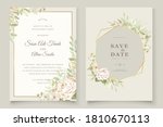 beautiful wedding invitation... | Shutterstock .eps vector #1810670113