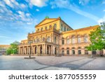 Building of Hannover State Opera,  Lower Saxony, Germany (HDR-image)