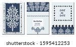 cover royal greeting design.... | Shutterstock .eps vector #1595412253