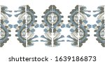 old style ikat color etnical... | Shutterstock .eps vector #1639186873