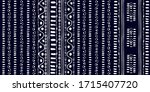 white modern stripes on blue... | Shutterstock .eps vector #1715407720