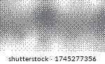 abstract monochrome half ton... | Shutterstock .eps vector #1745277356