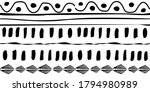 black hand drawn stripes... | Shutterstock .eps vector #1794980989