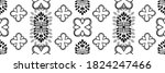 decorative floral monohrome... | Shutterstock .eps vector #1824247466
