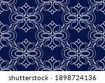decorative ornament damask... | Shutterstock .eps vector #1898724136