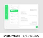 concept for chat  social media  ... | Shutterstock .eps vector #1716438829