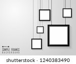 abstract of simple square black ... | Shutterstock .eps vector #1240383490