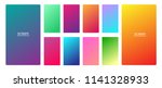 vibrant and smooth gradient... | Shutterstock .eps vector #1141328933