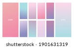 soft pastel gradient smooth and ... | Shutterstock .eps vector #1901631319