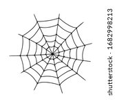 vector illustration of cobweb.... | Shutterstock .eps vector #1682998213