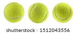 Tennis ball isolated without...