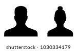 business avatars. man and woman ... | Shutterstock .eps vector #1030334179