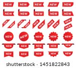 new label and tag. sticker with ... | Shutterstock .eps vector #1451822843
