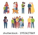 different families  single... | Shutterstock .eps vector #1952627869