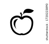 apple icon. vector apple sign | Shutterstock .eps vector #1720223890