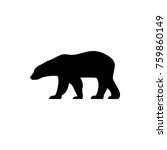 vector bear silhouette | Shutterstock .eps vector #759860149