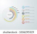 circle infographic template... | Shutterstock .eps vector #1036295329