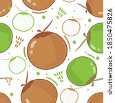 seamless pattern cute coconut... | Shutterstock .eps vector #1850475826