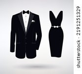 icon tuxedo and dress for...
