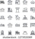 thin line icon set   airport... | Shutterstock .eps vector #1273520389