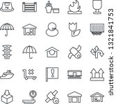 thin line icon set   route... | Shutterstock .eps vector #1321841753
