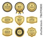 set of design labels best... | Shutterstock .eps vector #786590800