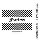 fearless checkerboard for t... | Shutterstock .eps vector #1198406263