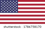united states flag vector ... | Shutterstock .eps vector #1786758170