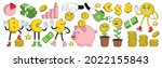 financial literacy. money ... | Shutterstock .eps vector #2022155843