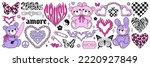 Y2k Glamour Pink Stickers....