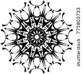 vector circular pattern in the... | Shutterstock .eps vector #775803733