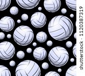 volleyball ball graphic... | Shutterstock .eps vector #1120387319