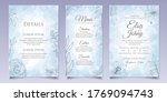 beautiful floral wedding... | Shutterstock .eps vector #1769094743