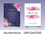 beautiful wedding card template ... | Shutterstock .eps vector #1891364530